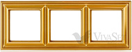 Рамка тройная Jung Eco Profi Deco золото EPD483GO