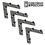 Соединитель L-образный угловой плоский для арт 135129-135130; 135179-135180; 135189-135192 (4 шт. в NOVOTECH 135134 FLUM