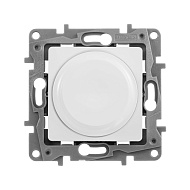 Светорегулятор Legrand Etika белый поворотный, 300Вт, без нейтрали 672219