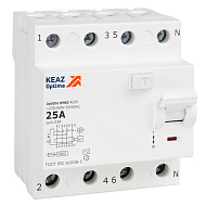 УЗО КЭАЗ (ВДТ) OptiDin DM63-4240-AC-4,5-УХЛ4 (4P, 40, 30mA) 343892