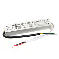 Трансформатор Feron для светодиодной ленты 30W 12V IP67 (драйвер) LB007 48053