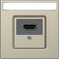 Розетка HDMI Merten D-Life сахара