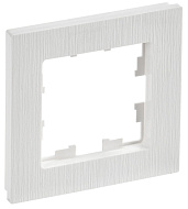 Рамка IEK BRITE DECOR Белый рифленый 1-м РУ-1-Бр BR-M12-51-K01