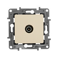 Розетка TVоконечная Legrand Etika слоновая кость 672365