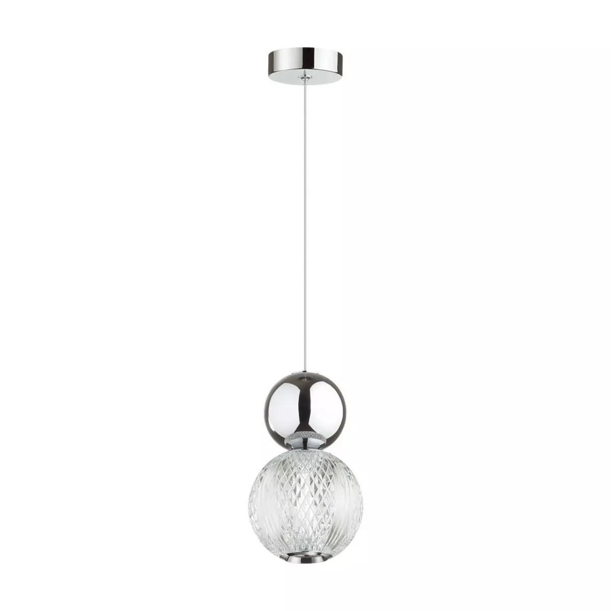 Подвесные светодиодные светильники Подвес ODEON LIGHT 5007/7L CRYSTAL 